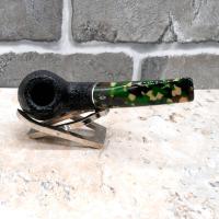 Savinelli Camouflage Rustic 642 Black 6mm Fishtail Pipe (SAV726)