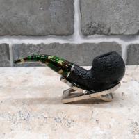 Savinelli Camouflage Rustic 642 Black 6mm Fishtail Pipe (SAV726)