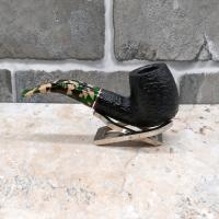 Savinelli Camouflage Rustic 616 Black 6mm Fishtail Pipe (SAV727)