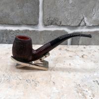 Savinelli 602 Anni Punto Oro Gold Sandblast 6mm Fishtail Pipe (SAV1022)