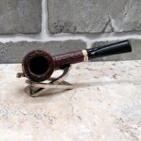 Savinelli Oscar Rusticated Brown 111 Straight 6mm Fishtail Pipe (SAV405)