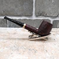 Savinelli Oscar Rusticated Brown 111 Straight 6mm Fishtail Pipe (SAV405)