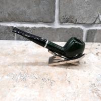 Savinelli Arcobaleno Green 207 Smooth Straight 9mm Filter Fishtail Pipe (SAV525)