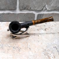 Savinelli Tigre Rustic 114 Straight 6mm Filter Fishtail Pipe (SAV556)