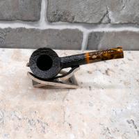 Savinelli Tigre Rustic 311 Poker 6mm Filter Fishtail Pipe (SAV557)