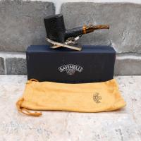 Savinelli Tigre Rustic 311 Poker 6mm Filter Fishtail Pipe (SAV557)