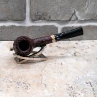 Savinelli Oscar Rusticated Brown 111 Bent 6mm Fishtail Pipe (SAV629)