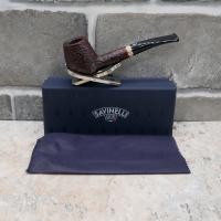 Savinelli Oscar Rusticated Brown 111 Bent 6mm Fishtail Pipe (SAV629)