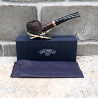 Savinelli Oscar Rusticated Brown 315 Bent 6mm Fishtail Pipe (SAV636)