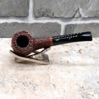 Savinelli Free Rusticated Black 6mm Filter Fishtail Pipe (SAV659)