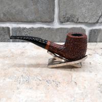 Savinelli Free Rusticated Black 6mm Filter Fishtail Pipe (SAV659)