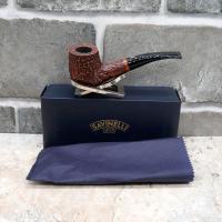 Savinelli Free Rusticated Black 6mm Filter Fishtail Pipe (SAV659)