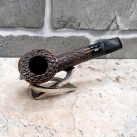 Savinelli Free Rusticated Black 6mm Filter Fishtail Pipe (SAV660)