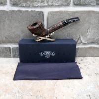 Savinelli Free Rusticated Black 6mm Filter Fishtail Pipe (SAV660)