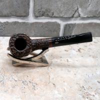 Savinelli Free Rusticated Black 6mm Filter Fishtail Pipe (SAV662)