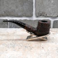 Savinelli Free Rusticated Black 6mm Filter Fishtail Pipe (SAV662)