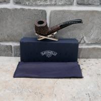 Savinelli Free Rusticated Black 6mm Filter Fishtail Pipe (SAV662)