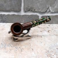 Savinelli Camouflage Smooth 101 Dark Brown 6mm Fishtail Pipe (SAV713) (End of Line)