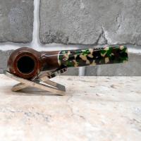 Savinelli Camouflage Smooth 642 Dark Brown 6mm Fishtail Pipe (SAV719)