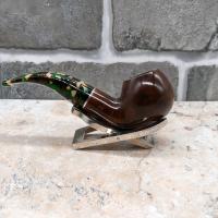 Savinelli Camouflage Smooth 642 Dark Brown 6mm Fishtail Pipe (SAV719)