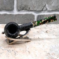 Savinelli Camouflage Rustic 207 Black 6mm Fishtail Pipe (SAV725)