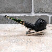 Savinelli Camouflage Rustic 207 Black 6mm Fishtail Pipe (SAV725)