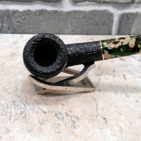 Savinelli Camouflage Rustic 316  Black 6mm Fishtail Pipe (SAV730)