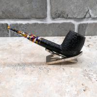 Savinelli Arlecchino Rustic Black 6mm Pipe (SAV733)