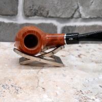 Savinelli Otello 645 Smooth Bent Apple 6mm Fishtail Pipe (SAV77)