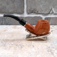 Savinelli Otello 645 Smooth Bent Apple 6mm Fishtail Pipe (SAV77)