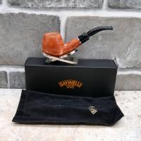 Savinelli Otello 645 Smooth Bent Apple 6mm Fishtail Pipe (SAV77)