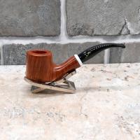 Savinelli Autograph Smooth &  Sandblast 6mm Fishtail Pipe (SAV779)
