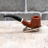 Savinelli Autograph Smooth &  Sandblast 6mm Fishtail Pipe (SAV779)