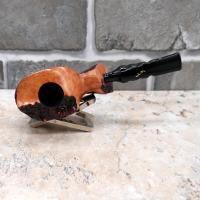 Savinelli Autograph Smooth & Sandblast 6mm Fishtail Pipe (SAV783)
