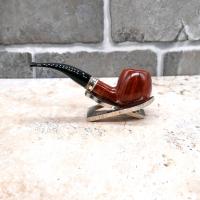 Savinelli 145 Anni Punto Oro Smooth 9mm Fishtail Pipe 36/145 (SAV797)