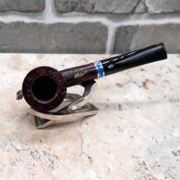 Savinelli Venezia 114/421 Rustic Black 6mm Fishtail Pipe (SAV799) (End of Line)