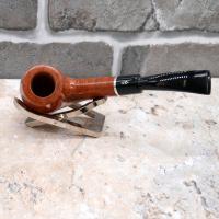 Savinelli Otello 670 Smooth Full Bent Billiard 6mm Fishtail Pipe (SAV80)