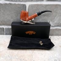 Savinelli Otello 670 Smooth Full Bent Billiard 6mm Fishtail Pipe (SAV80)