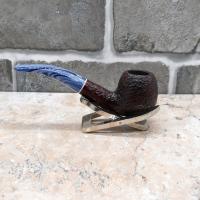 Savinelli Oceano Burgundy 320 Smooth Apple Bent 9mm Pipe (SAV824)