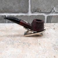 Savinelli Dante 700th Anniversary Rusticated Dark Brown 6mm Fishtail Pipe 519/700 (SAV862)