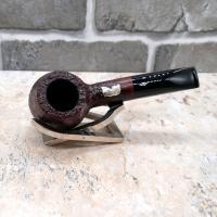 Savinelli Dante 700th Anniversary Rusticated Dark Brown 6mm Fishtail Pipe 452/700 (SAV866)