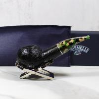 Savinelli Camouflage Rustic 320 Black 6mm Fishtail Pipe (SAV1057)