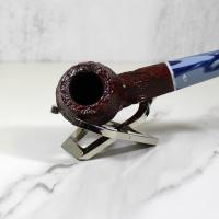 Savinelli Oceano Dark Rustic 510 Straight Bulldog 6mm Pipe (SAV1071)