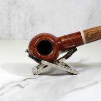 Savinelli Dolomiti 321 Smooth Light Brown 9mm Filter Fishtail Pipe (SAV1073)