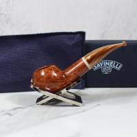 Savinelli Dolomiti 321 Smooth Light Brown 9mm Filter Fishtail Pipe (SAV1073)