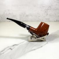 Savinelli Lancelot Smooth 145 Curved 6 mm Filter Fishtail Pipe (SAV1096) - End of Line