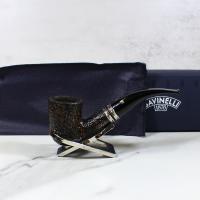 Savinelli Desigual Rustic 611 Bent 6 mm Filter Fishtail Pipe (SAV1131)