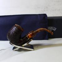 Savinelli Tortuga 614 Rustic Bent 6mm Filter Fishtail Pipe (SAV1188)