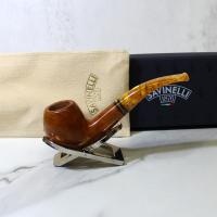 Savinelli Miele 626 Smooth Bent Honey 6mm Fishtail Pipe (SAV1193)