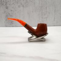 Savinelli Arancia 670 Smooth Brown 9mm Fishtail Pipe (SAV1230)